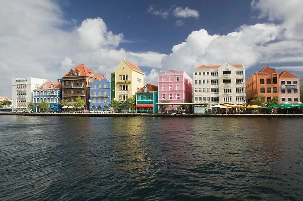 ABC Islands, CURACAO, Willemstad: Harborfront Buildings of Punda