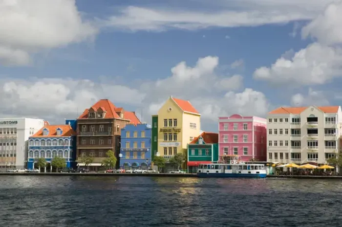 Framed Print : ABC Islands - CURACAO - Willemstad: Harborfront Buildings of Punda