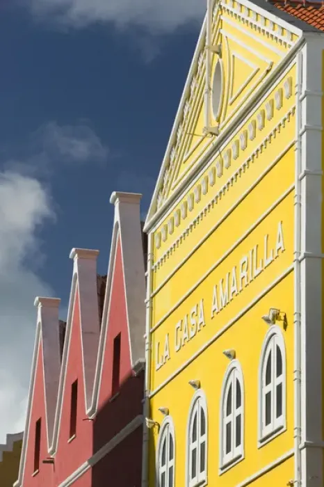 Framed Print : ABC Islands - CURACAO - Willemstad: Punda Downtown - Dutch Architecture on Breedestraat Framed Print : ABC Islands - CURACAO - Willemstad: Punda Downtown - Dutch Architecture on Breedestraat