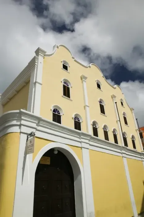 Framed Print : ABC Islands - CURACAO - Willemstad: Punda - Mikve Israel Emanuel Synagogue (b. 1651) Framed Print : ABC Islands - CURACAO - Willemstad: Punda - Mikve Israel Emanuel Synagogue (b. 1651)