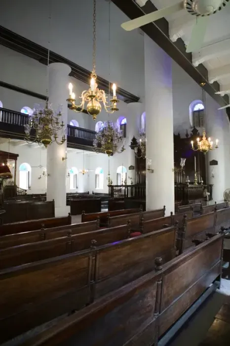 Framed Print : ABC Islands - CURACAO - Willemstad: Punda - Mikve Israel Emanuel Synagogue (b. 1651) Framed Print : ABC Islands - CURACAO - Willemstad: Punda - Mikve Israel Emanuel Synagogue (b. 1651)