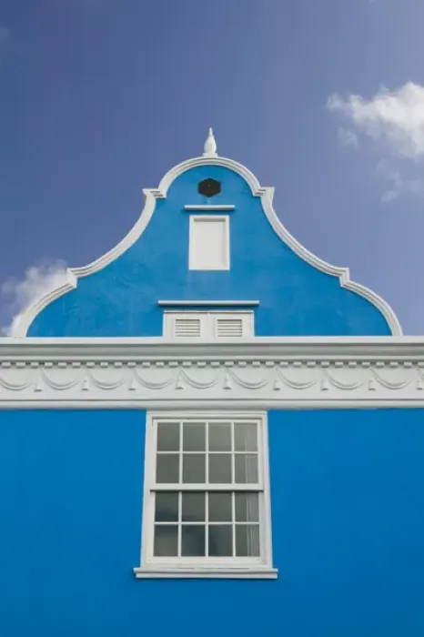 Framed Print : ABC Islands - CURACAO - Willemstad: Scharloo - Port Building Detail Framed Print : ABC Islands - CURACAO - Willemstad: Scharloo - Port Building Detail