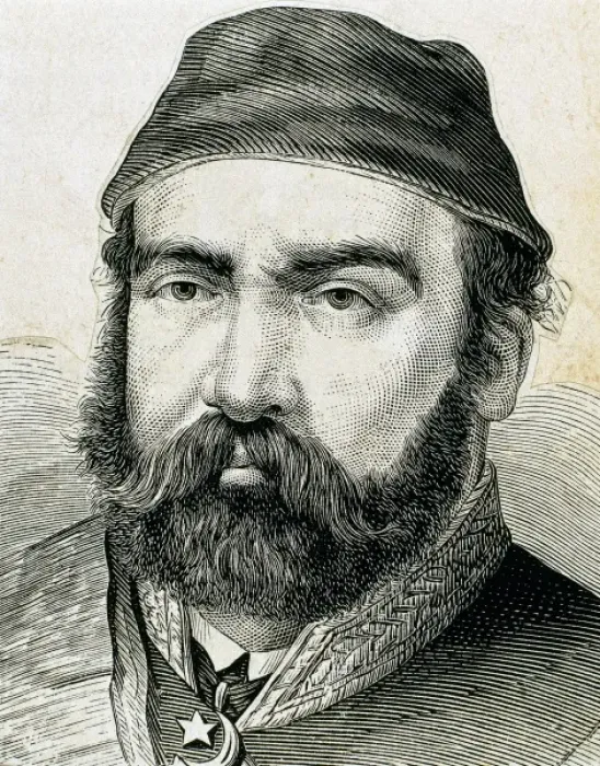 Framed Print : ABDUL AZIZ (1830-1876). Sultan of Turkey. Deposed and murdered and 1876. Engraving