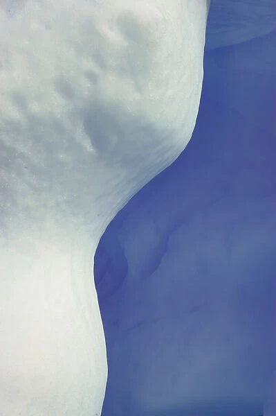 Abstract, Blue, White, Ice