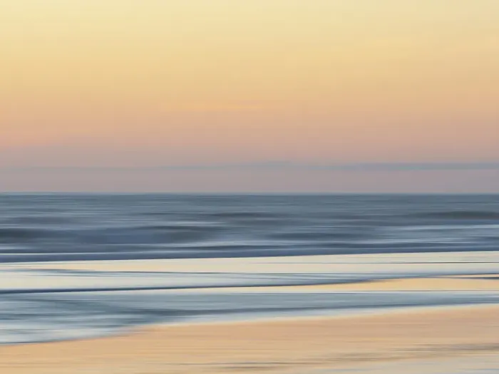 Framed Print : Abstract blur of sunset sea and beach Framed Print : Abstract blur of sunset sea and beach