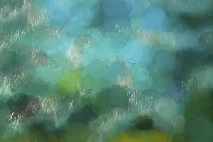 Framed Print : Abstract of a waterfall in greens Framed Print : Abstract of a waterfall in greens