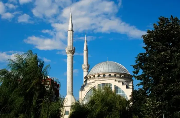 Framed Print : Abu Bakr Mosque. Shkodra, Albania