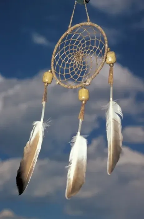 Framed Print : According to legend, the dreamcatcher catches all dreams, good and bad. Bad dreams Framed Print : According to legend, the dreamcatcher catches all dreams, good and bad. Bad dreams