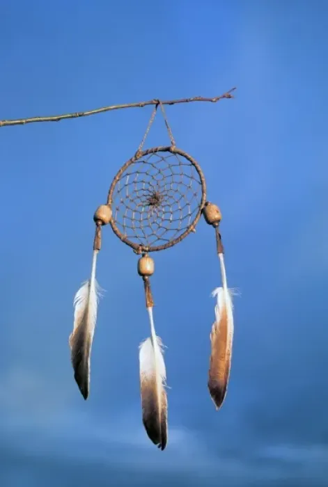 Framed Print : According to legend, the dreamcatcher catches all dreams, good and bad. Bad dreams
