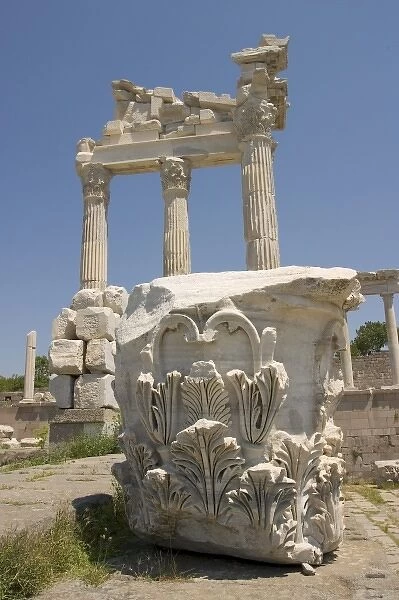 Acropolis of Pergamon (Pergamum  /  Bergama) Western Turkey