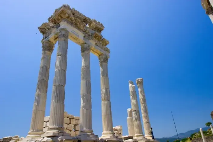 Framed Print : Acropolis of Pergamon (Pergamum  /  Bergama) Western Turkey