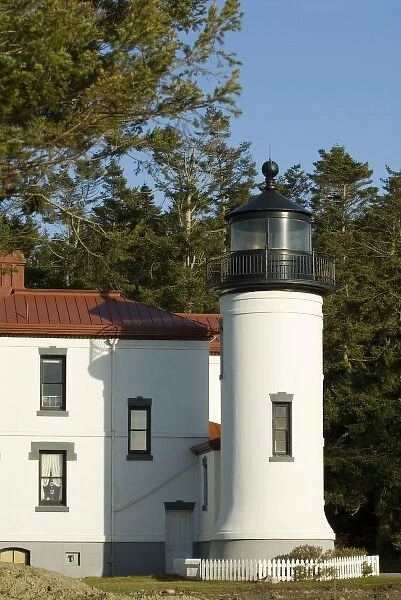 Admiralty Head Lighthouse originally built in 1861. Built new lighthouse 1903 which