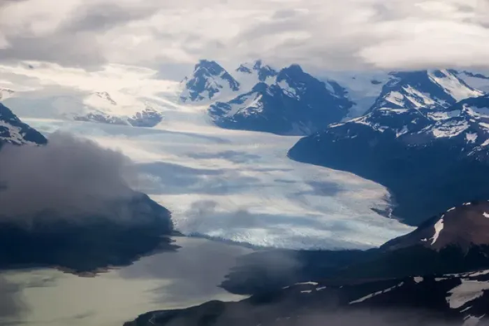 Framed Print : Aerial of Los Glaciares National Park, Unesco world heritage sight, Argentina, South