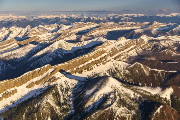 Framed Print : Aerial of the Rocky Mountains in the Bob Marshall Wilderness of Montana, USA Framed Print : Aerial of the Rocky Mountains in the Bob Marshall Wilderness of Montana, USA
