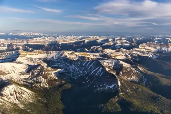 Framed Print : Aerial of the Rocky Mountains in the Bob Marshall Wilderness of Montana, USA Framed Print : Aerial of the Rocky Mountains in the Bob Marshall Wilderness of Montana, USA