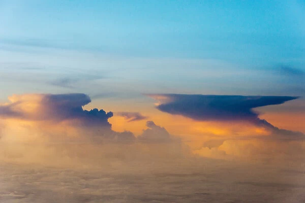 Aerial view of clouds, Indonesia