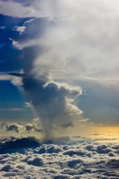 Framed Print : Aerial view of clouds in the sky, Philippines Framed Print : Aerial view of clouds in the sky, Philippines