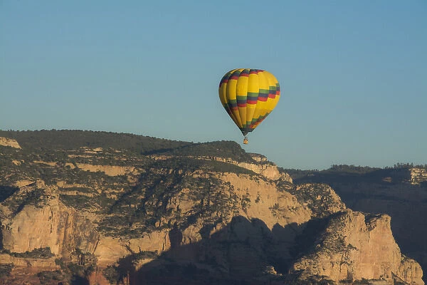 Aerial View; sister balloon; Red Rock Country; Sedona; Coconino National Forest; Arizona