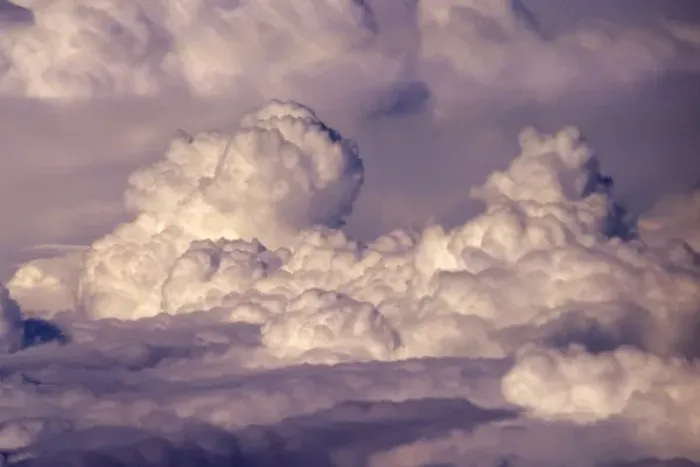 Framed Print : Aerial view as thunderheads build, threatening those below with a stormy night Framed Print : Aerial view as thunderheads build, threatening those below with a stormy night