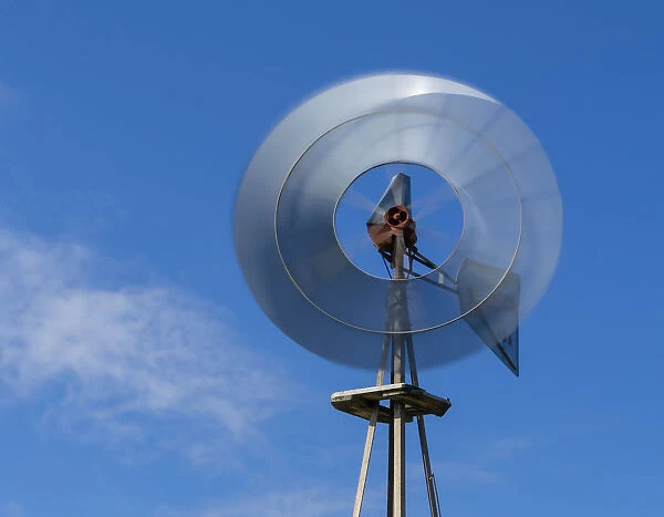 Aermotor windmill, Seadrift, Texas