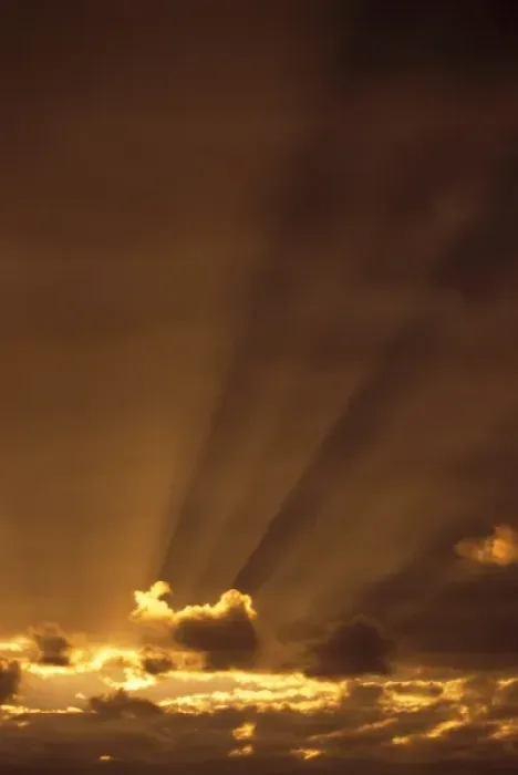 Framed Print : Africa, Botswana. Dramatic godbeams Framed Print : Africa, Botswana. Dramatic godbeams