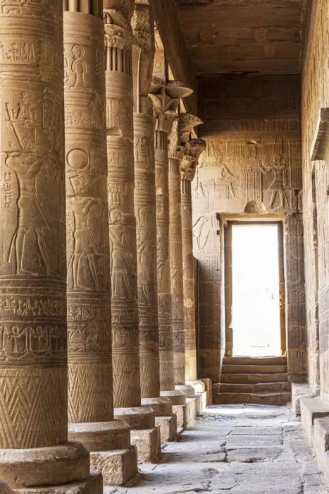 Framed Print : Africa, Egypt, Aswan. Philae Temple on Agilkia Island in the Nile River Framed Print : Africa, Egypt, Aswan. Philae Temple on Agilkia Island in the Nile River