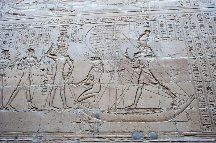 Framed Print : Africa, Egypt, Aswan. The Temple of Edfu