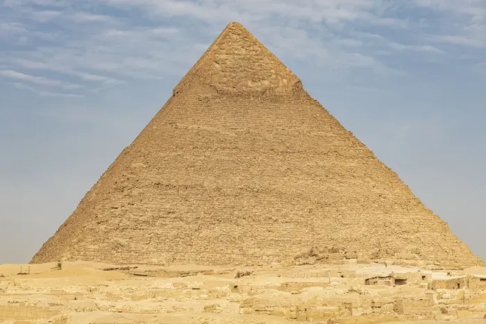 Framed Print : Africa, Egypt, Cairo. Giza plateau. Pyramid of Khafre in Giza Framed Print : Africa, Egypt, Cairo. Giza plateau. Pyramid of Khafre in Giza
