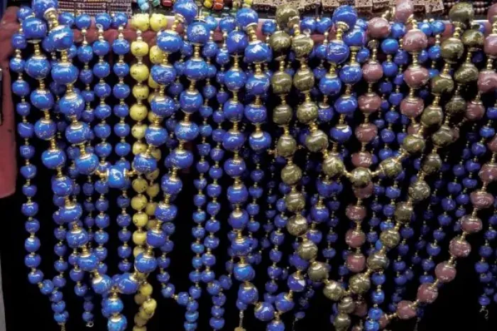 Framed Print : Africa, Egypt, Cairo. Khan al-Khalili bazaar, colorful beads for sale at popular market Framed Print : Africa, Egypt, Cairo. Khan al-Khalili bazaar, colorful beads for sale at popular market