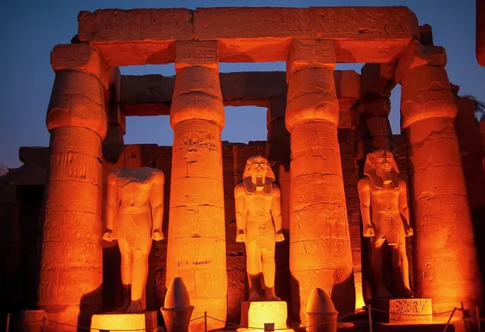 Framed Print : Africa, Egypt, Luxor. View of the Luxor Temple ruins, known as the most significant religious center in Egypt Framed Print : Africa, Egypt, Luxor. View of the Luxor Temple ruins, known as the most significant religious center in Egypt