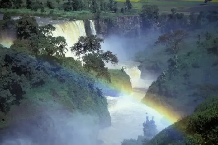 Framed Print : Africa, Ethiopia, Blue Nile River, Cataract. Tisisat Falls, near lake Tana, source Framed Print : Africa, Ethiopia, Blue Nile River, Cataract. Tisisat Falls, near lake Tana, source