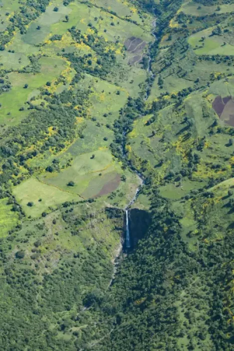 Framed Print : Africa, Ethiopia, Ethiopian Highlands, Western Amhara. Aerial view of countryside between Lalibela Framed Print : Africa, Ethiopia, Ethiopian Highlands, Western Amhara. Aerial view of countryside between Lalibela