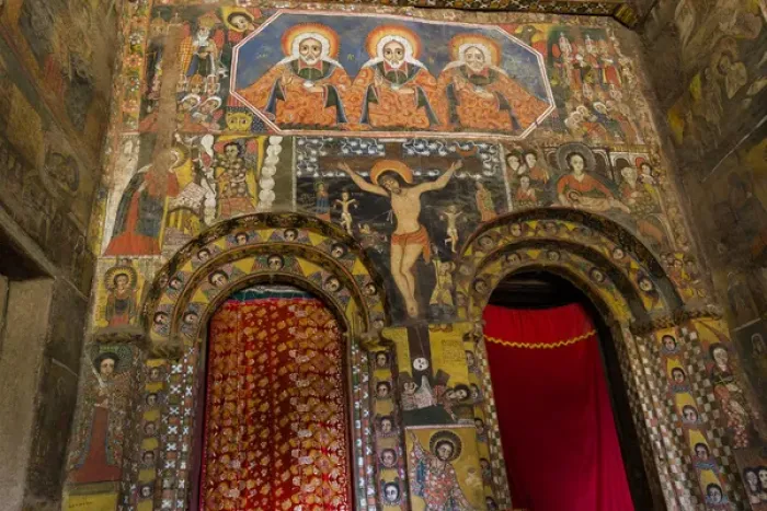 Framed Print : Africa, Ethiopia, Ethiopian Highlands, Western Amhara, Gondar, Debre Berhan Selassie Church Framed Print : Africa, Ethiopia, Ethiopian Highlands, Western Amhara, Gondar, Debre Berhan Selassie Church