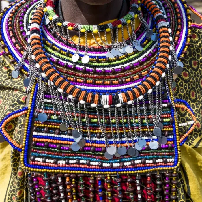 Framed Print : Africa, Kenya, Masai Mara National Reserve, Mara Ashnil region. Masai tribal jewelry Framed Print : Africa, Kenya, Masai Mara National Reserve, Mara Ashnil region. Masai tribal jewelry