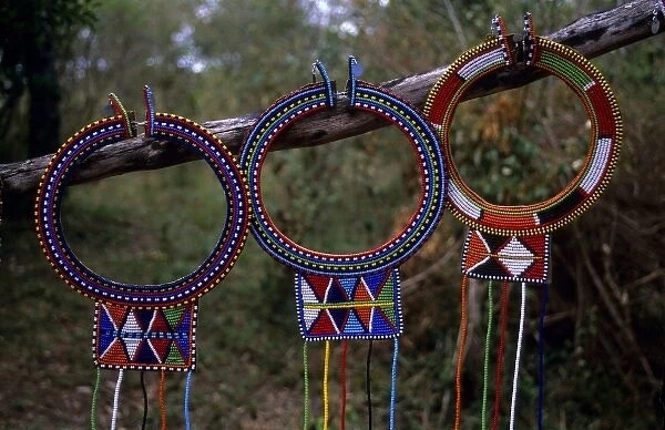 Africa, Kenya. Msai beadwork