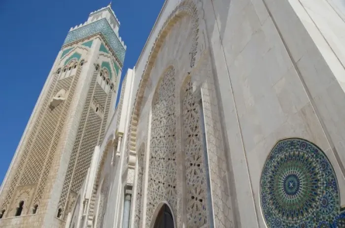Framed Print : Africa, Morocco, Casablanca. Hassan II Mosque (aka King Hassan Mosque), third largest Framed Print : Africa, Morocco, Casablanca. Hassan II Mosque (aka King Hassan Mosque), third largest