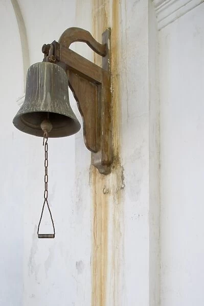 Africa, Mozambique, Maputo, Architectural details of bell inside colonial era C. F