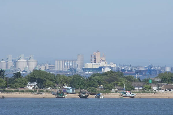 Africa, Mozambique, Maputo. Waterfront views around the port area of the capital