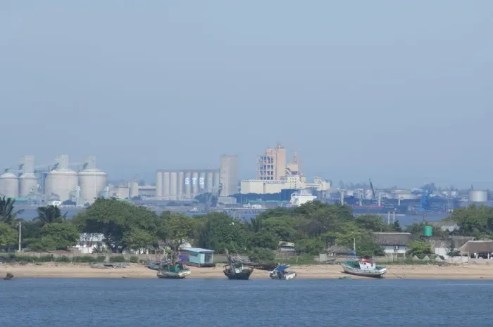 Framed Print : Africa, Mozambique, Maputo. Waterfront views around the port area of the capital Framed Print : Africa, Mozambique, Maputo. Waterfront views around the port area of the capital