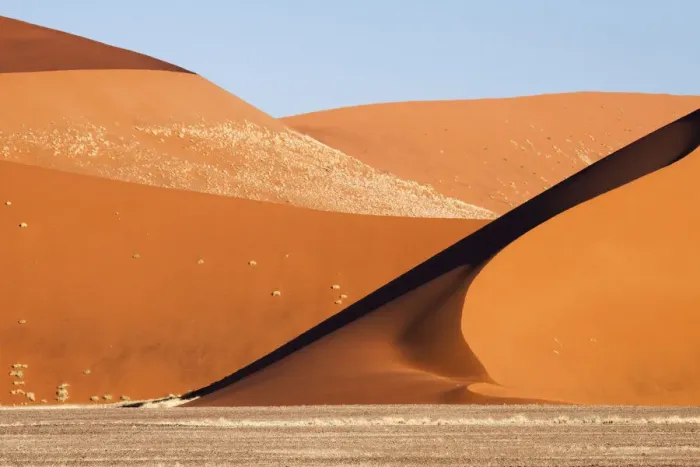 Framed Print : Africa, Namibia, Namib-Naukluft Park, Sossusvlei. Abstract of sand dunes. Credit as Framed Print : Africa, Namibia, Namib-Naukluft Park, Sossusvlei. Abstract of sand dunes. Credit as