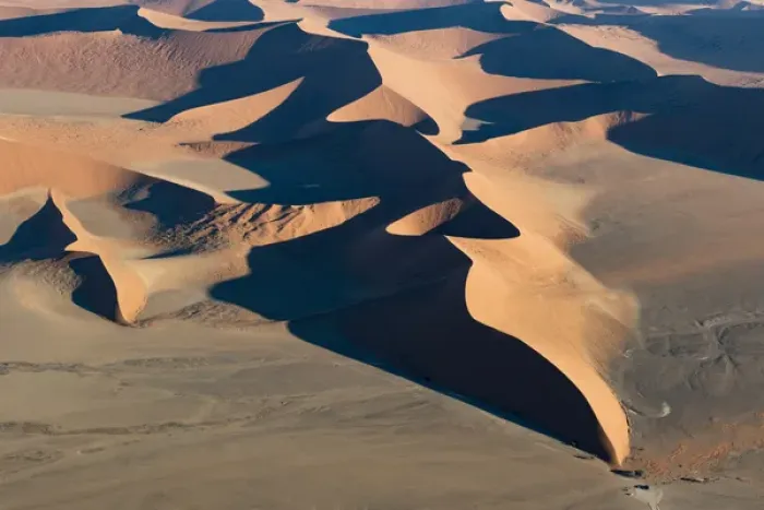 Framed Print : Africa, Namibia, Namib-Naukluft Park. Aerial of desert landscape Framed Print : Africa, Namibia, Namib-Naukluft Park. Aerial of desert landscape