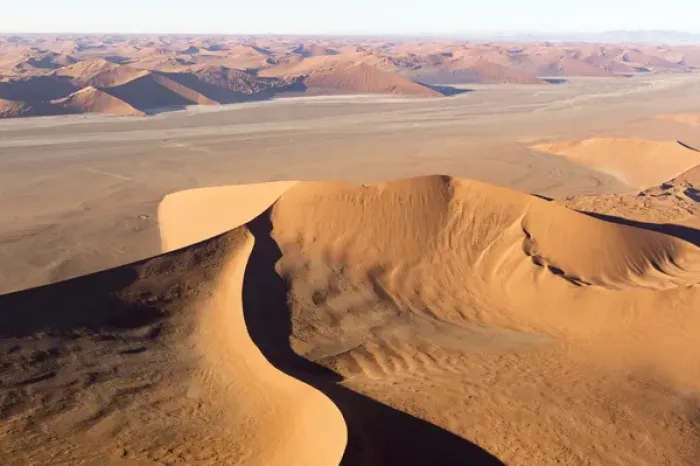 Framed Print : Africa, Namibia, Namib-Naukluft Park. Aerial of desert landscape Framed Print : Africa, Namibia, Namib-Naukluft Park. Aerial of desert landscape