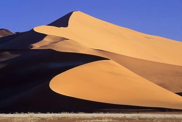 Africa, Namibia, Sesriem and Sossusvlei Namib National Park. Sand dunes