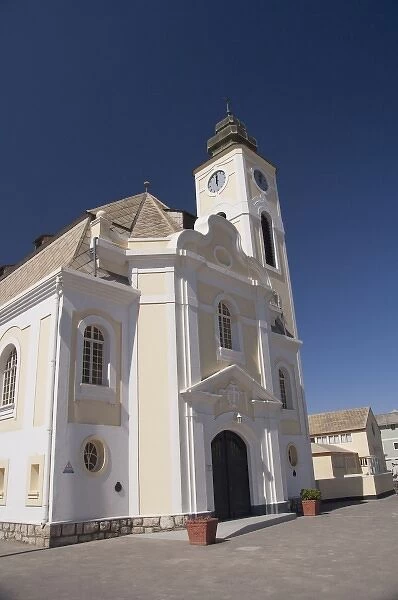 Africa, Namibia, Swakopmund. Historic Lutheran Church