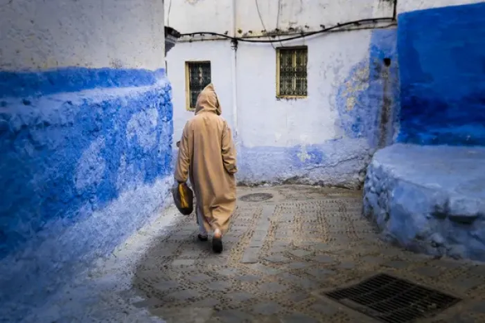 Framed Print : Africa, North Africa, Morocco, Chefchaouen or Chaouen is the chief town of the province Framed Print : Africa, North Africa, Morocco, Chefchaouen or Chaouen is the chief town of the province