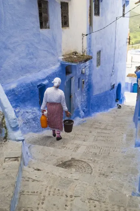 Framed Print : Africa, North Africa, Morocco, Chefchaouen or Chaouen is the chief town of the province Framed Print : Africa, North Africa, Morocco, Chefchaouen or Chaouen is the chief town of the province