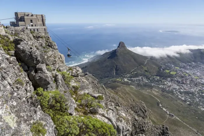 Framed Print : Africa, South Africa, Cape Town. Sky lift on Table Mountain Framed Print : Africa, South Africa, Cape Town. Sky lift on Table Mountain