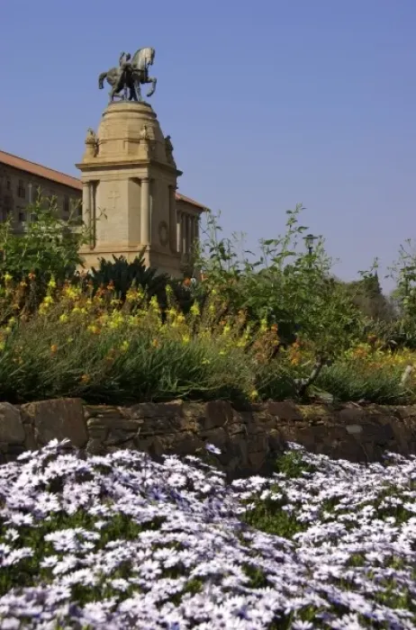 Framed Print : Africa, South Africa, Gauteng, Pretoria, Union Buildings and landscaped gardens