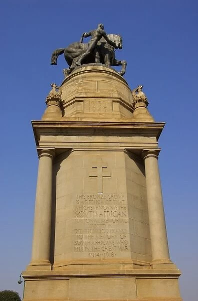 Africa, South Africa, Gauteng, Pretoria, monument at Union Buildings
