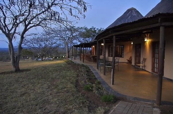 Africa, South Africa, KwaZulu Natal, Hluhluwe, Zulu Nyala Game Reserve, Nyati Lodge